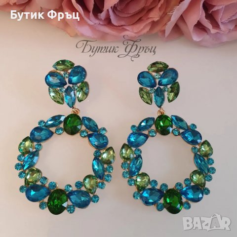 Обеци Оазис, снимка 3 - Обеци - 38552053