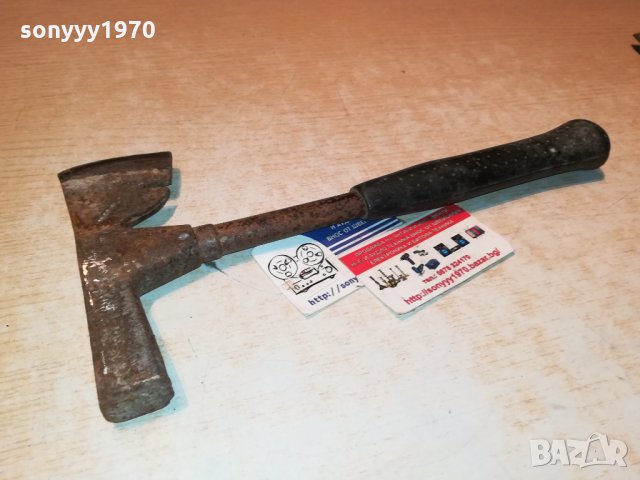 МЕТАЛНА БРАДВА ЧУК С ПЕЧАТ ЩЕМПЕЛ 1401222009, снимка 5 - Антикварни и старинни предмети - 35438725