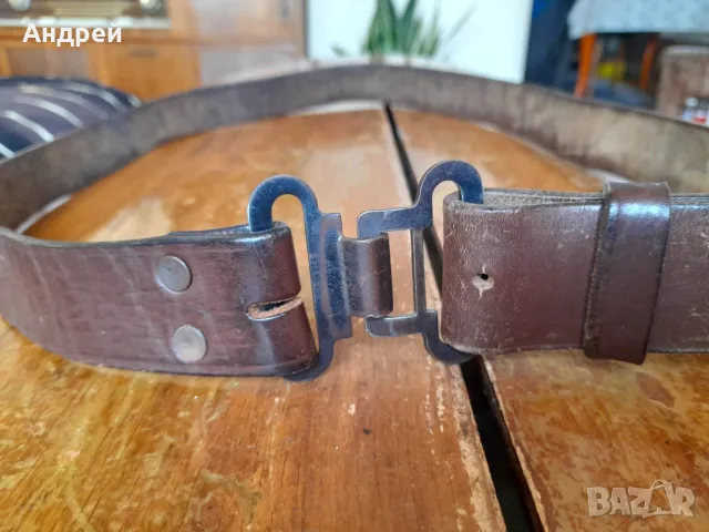 Стар Военен колан #10, снимка 3 - Антикварни и старинни предмети - 47882199