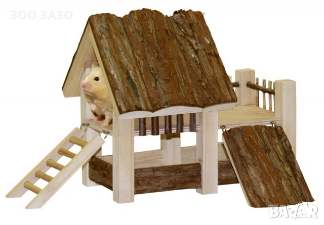 Дървена къщичка за Хамстери 34 x 27 x 22 cм. - Модел: 82794