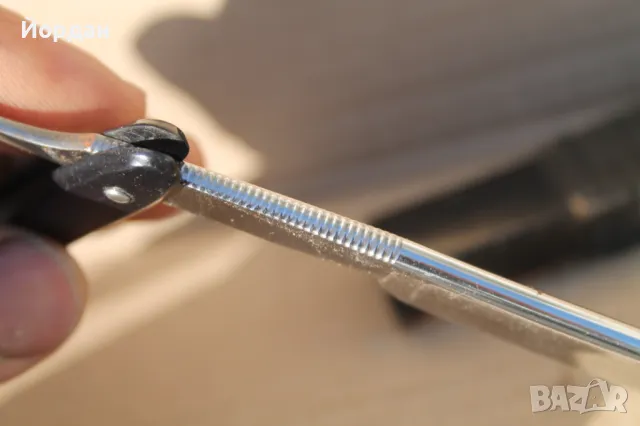 Стар бръснач ''Kain Abel Solingen'', снимка 9 - Антикварни и старинни предмети - 49596190