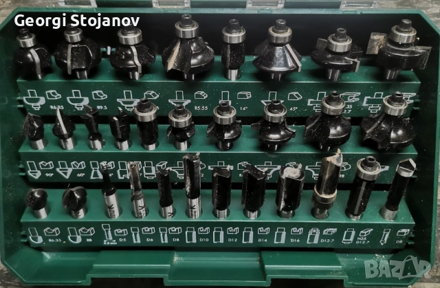 Фрези на PARKSIDE., снимка 3 - Куфари с инструменти - 53364263