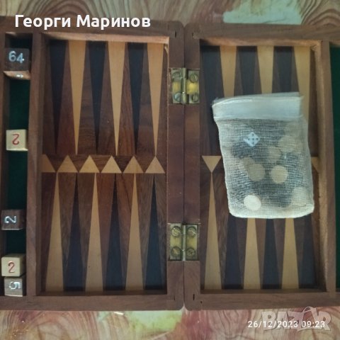 Табла - декораивна, произведена в индия, снимка 2 - Шах и табла - 43715447