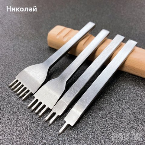 4 броя Сарашки вилици 3мм инструмент за обработка на кожа сарашки инструмент вилица