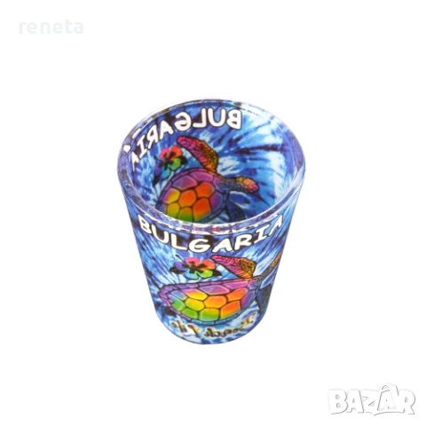 Чаша Костенурки, Тип шот, Стъкло, 6х5 см, снимка 1