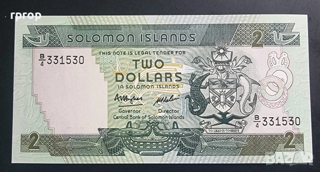 Соломонови Острови. 2018 година. 2 долара. UNC.
