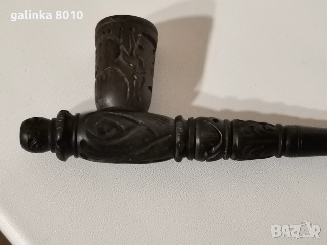 Стара красива лула, снимка 4 - Антикварни и старинни предмети - 51979026