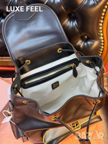 MİU MİU ⚜️Дамски Раници ⚜️ Естествена Кожа , снимка 6 - Раници - 53179116