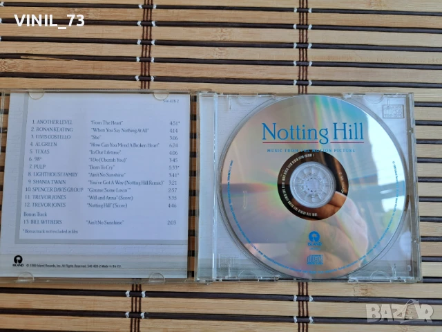 Notting Hill (Music From The Motion Picture), снимка 2 - CD дискове - 50782385