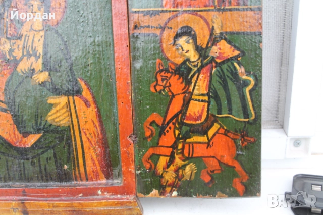 Икона триптих , снимка 10 - Икони - 52724286