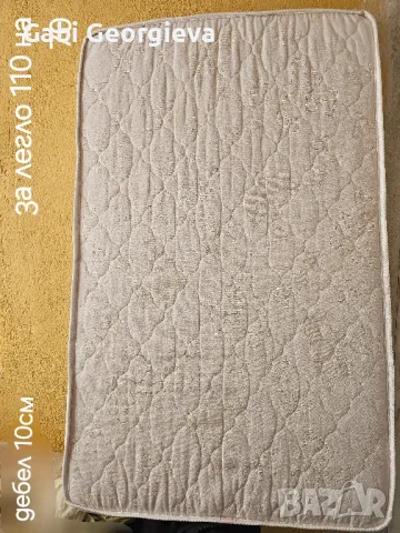 Детски матрак за легло 110/70 см