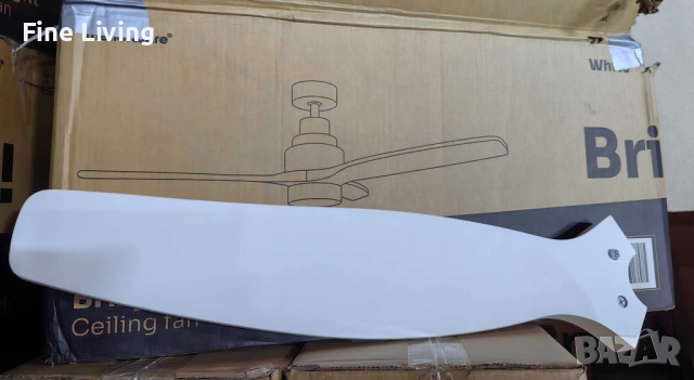 Таванен вентилатор с LED светлина -50% отстъпка -  Brizy Bright Ceiling Fan, снимка 14 - Вентилатори - 52140742