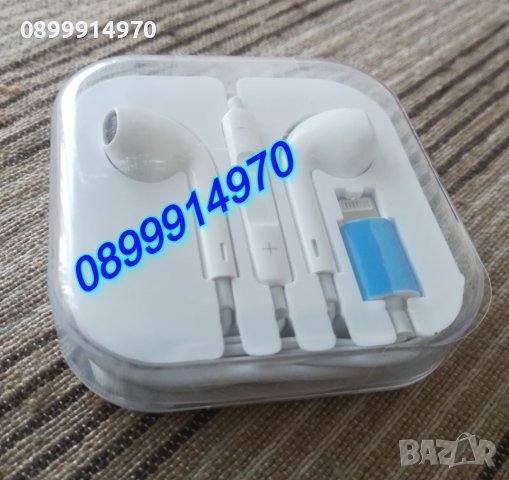 Стилни жични слушалки, Bluetooth 5.0, Touch Control, Бял