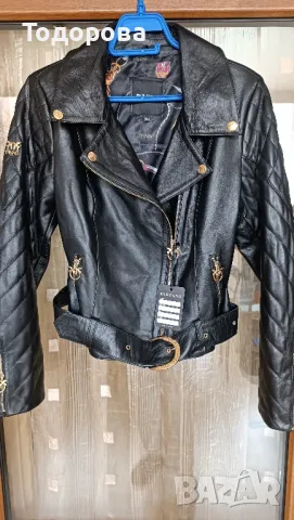 Яке ест.кожа PINKO- L,M, снимка 5 - Якета - 47385824