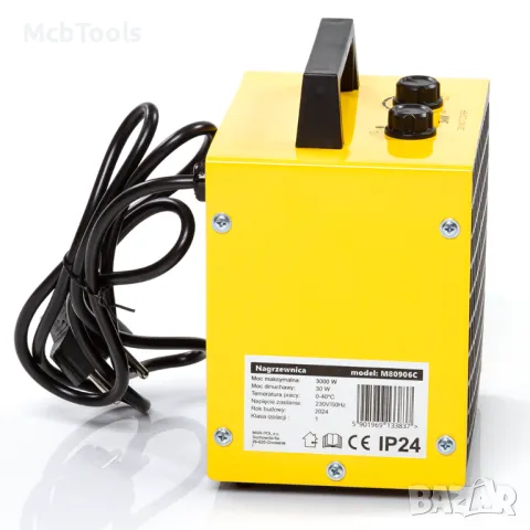 Електрически калорифер Mar-Pol 3kw / 210м3/час, снимка 4 - Други инструменти - 48047232