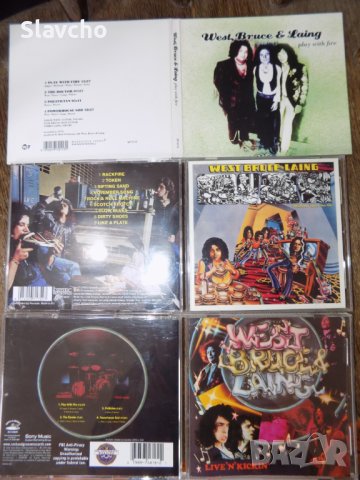 Компакт дискове на-West,Bruce & Laing-Play With Fire/Whatever Turns You On/Live n'Kickin'/Why Dontch, снимка 7 - CD дискове - 40284829