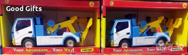 Детски камион с кран, снимка 1 - Коли, камиони, мотори, писти - 42931786