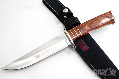 Уникален Фиксиран Нож с Кания USA Columbia ножове стоманен, снимка 2 - Ножове - 40284329