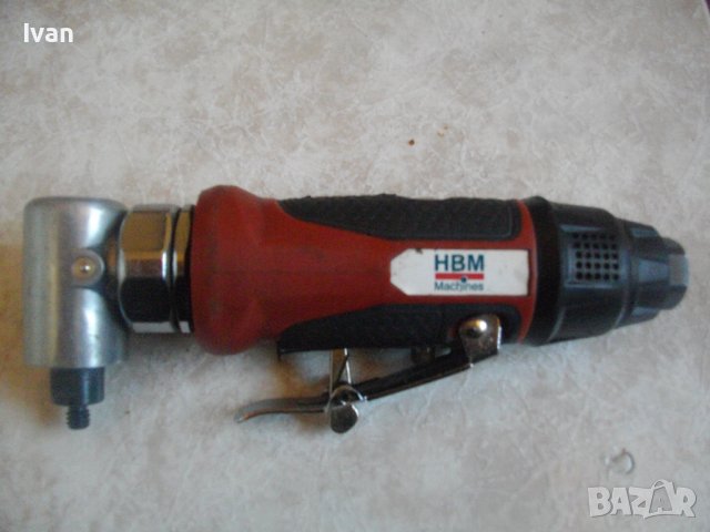 HBM Profi-Pneumatic Vibrable 50mm Sander-Пневматичен Ексцентър Виброшлайф-Профи-50 мм-За Труднодост