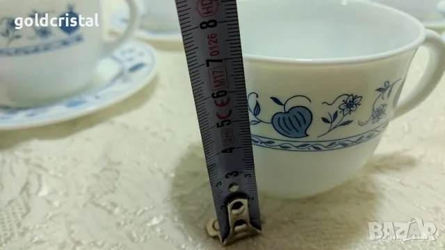 аркопал чаши за чай, снимка 4 - Антикварни и старинни предмети - 48829303