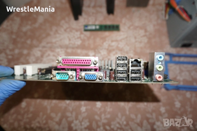 Дънна платка Foxconn LS-36/Процесор Intel Pentium D 930 3.0GHz/DDR2 Ram 512MB/Захранване Dell N230-P, снимка 7 - Дънни платки - 53192174