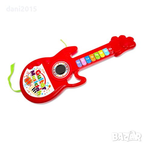 Играчка китара със забавни тонове, снимка 3 - Музикални играчки - 43159152