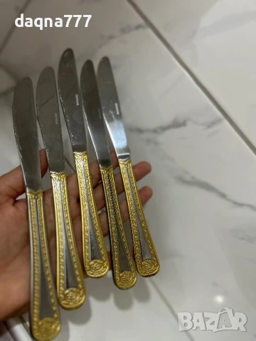 5 луксозни ножа за сервиране, снимка 3 - Прибори за хранене, готвене и сервиране - 50761147