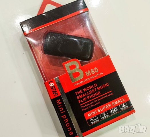 Мини телефон, Мобилен мини флип телефон, малък с капаче, промяна на глас BM60 гласов модулатор, снимка 5 - Други - 33099238