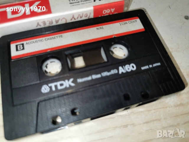 TONY CAREY-TDK TAPE 0201261942, снимка 3 - Аудио касети - 52957621