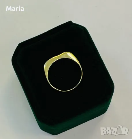 Пръстен жълто злато и брилянт Unisex, снимка 17 - Пръстени - 49970719