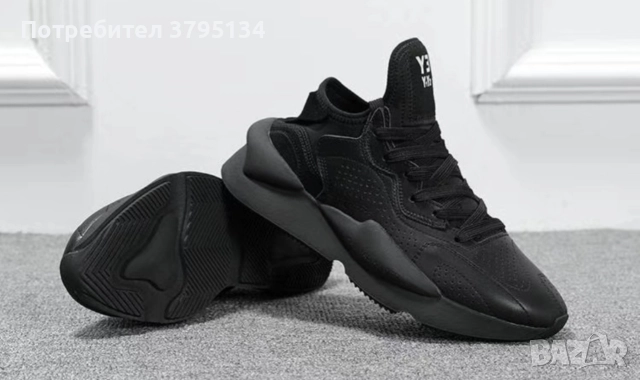 Adidas Yohji Yamamoto Kaiwa triple black 45, снимка 3 - Маратонки - 52618301
