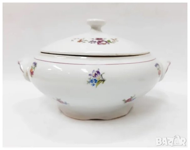 Стар порцеланов супник (13.2), снимка 2 - Антикварни и старинни предмети - 43533887