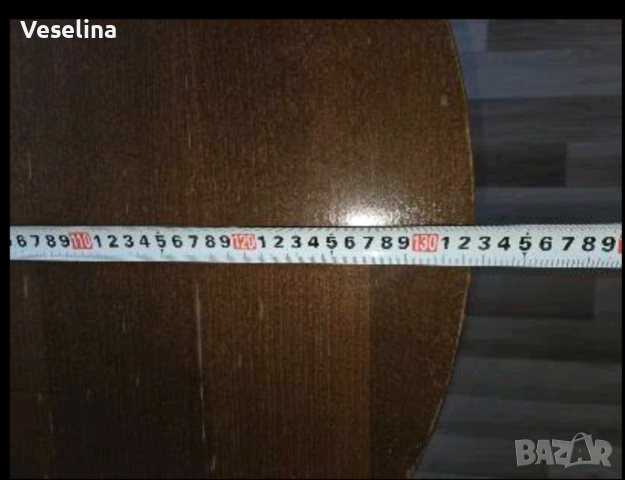 Трапезарна маса разтегателна 132/69/76 см, снимка 4 - Маси - 53304342