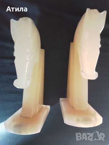 скулптура оникс стопери за книги 19 см, снимка 4 - Статуетки - 52822924