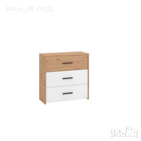 Красив скрин с 3 чекмеджета, снимка 2 - Скринове - 44132160