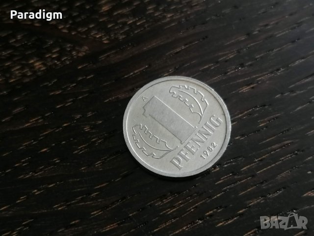 Монета - Германия - 1 пфениг | 1982г.; серия А