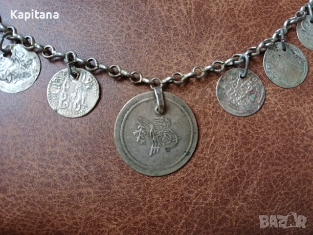 Кюстек(накит) за народна носия, снимка 3 - Антикварни и старинни предмети - 51243859