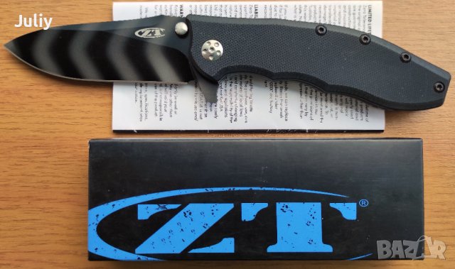 Сгъваем нож Zero Tolerance ZT0562TS Hinderer /Tiger Stripe/, снимка 2 - Ножове - 37180090
