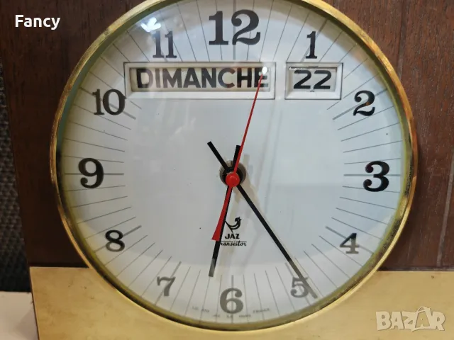 Страхотен френски часовник Jaz, снимка 3 - Антикварни и старинни предмети - 49548730
