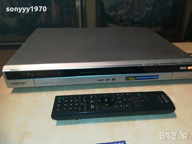 sony rdr-hx720 dvd recorder-hdd/dvd-160gb+remote, снимка 9 - Плейъри, домашно кино, прожектори - 29059256