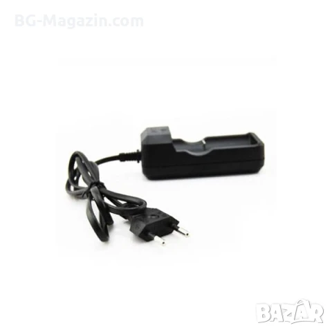 Евтино зарядно устройство за литиеви батерии 18650 16340 14500 26650 CR123 с кабел на ток нов модел, снимка 6 - Друга електроника - 51041520