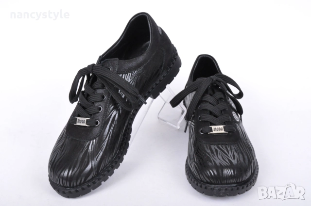 НОВО! Дамски ниски обувки от естествена кожа, снимка 2 - Дамски ежедневни обувки - 51719429