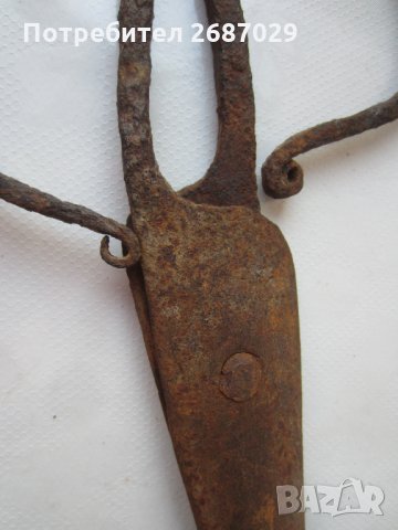 Стари ножици, ковано желязо - голяма кована ножица - 3 бр. различни, снимка 6 - Антикварни и старинни предмети - 28975048