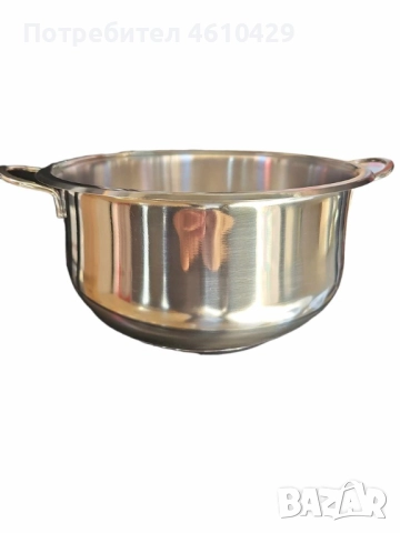 Комплект от три тенджери ИНОКС AREA с турско качество и ТРОЙНО дъно , снимка 5 - Съдове за готвене - 52319788