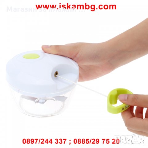 Ръчен механичен чопър за плодове и зеленчуци Nicer Dicer Plus, снимка 15 - Чопъри и пасатори - 26980440