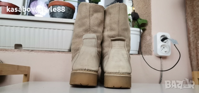 Ботуши Tamaris 39 Естествена кожа и велур , снимка 4 - Дамски ботуши - 52907327