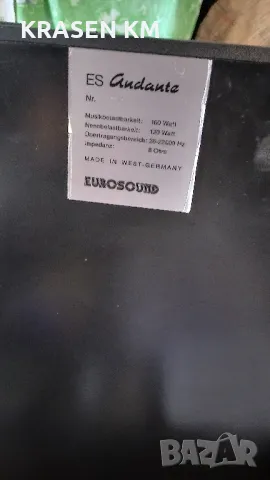 Eurosound es andante, снимка 11 - Тонколони - 49488506