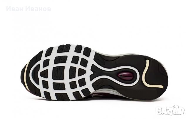 оригинални  маратонки  Nike  Air Max 97 Premium  Bordeaux  номер 39 , снимка 4 - Маратонки - 37449735