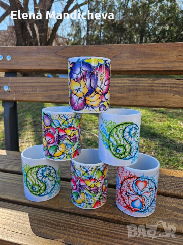 Чаша, керамична, уникален дизайн, кафе, чай, снимка 5 - Декорация за дома - 44894184
