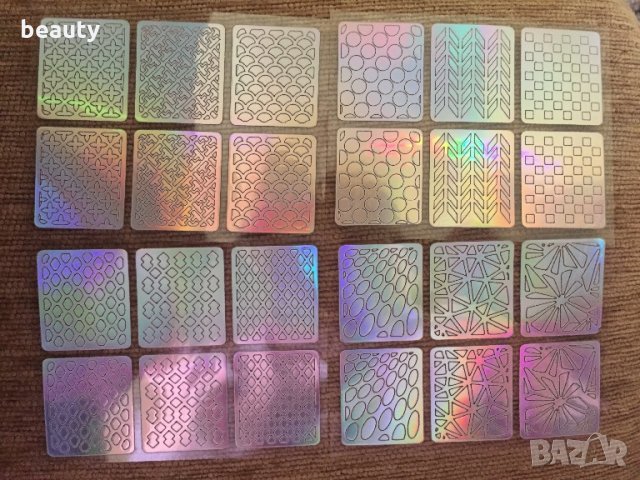 Винилови стикери / шаблони, снимка 3 - Продукти за маникюр - 27472345